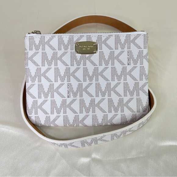 MICHAEL Michael Kors Handbags - Michael Kors Belt Bag Fanny Pack 552744C WHT XL